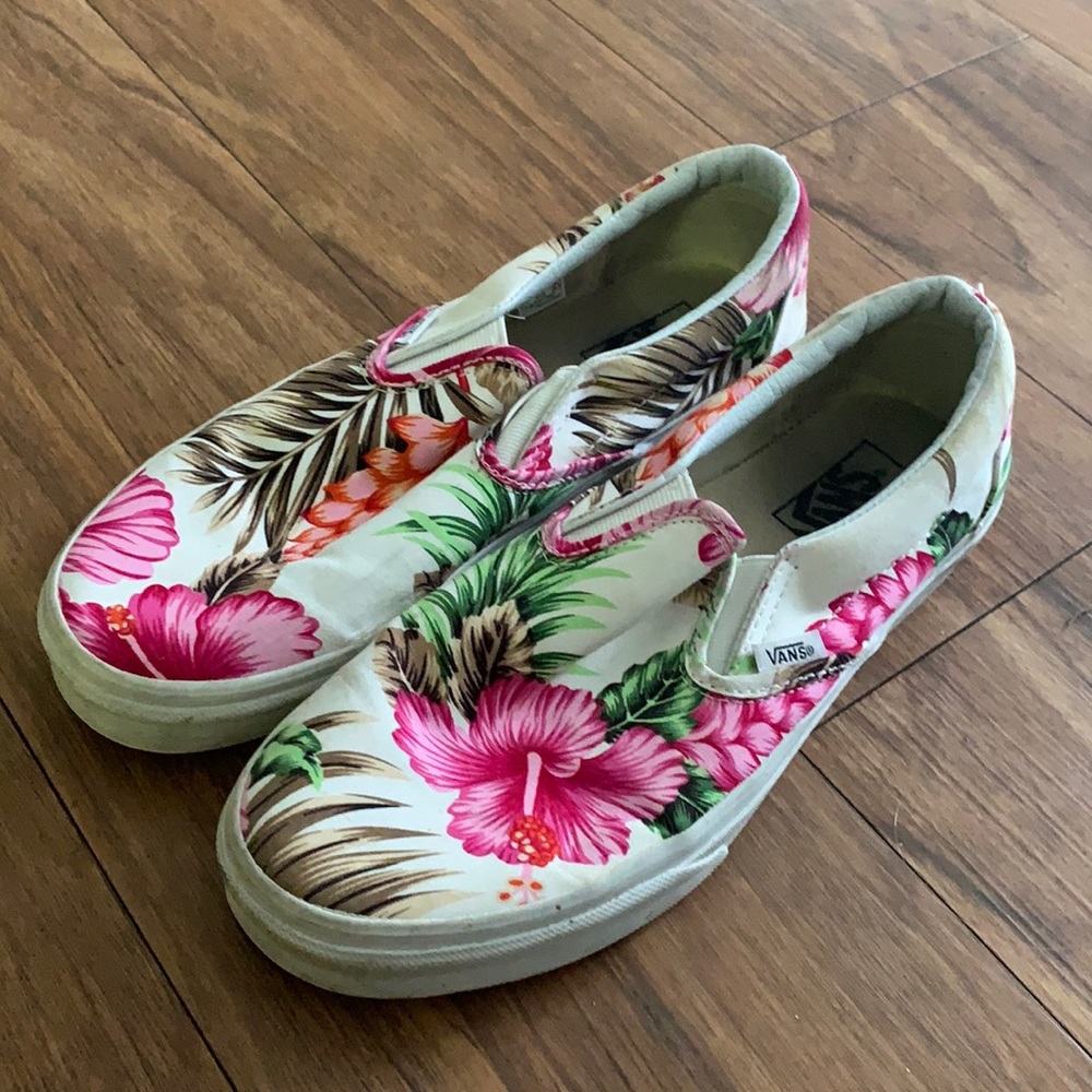 Hawaiian Slip On Tennis Shoes